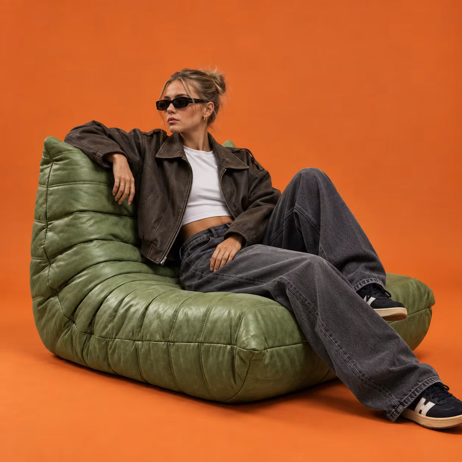 Caterpillar lounger chair lifestyle photo