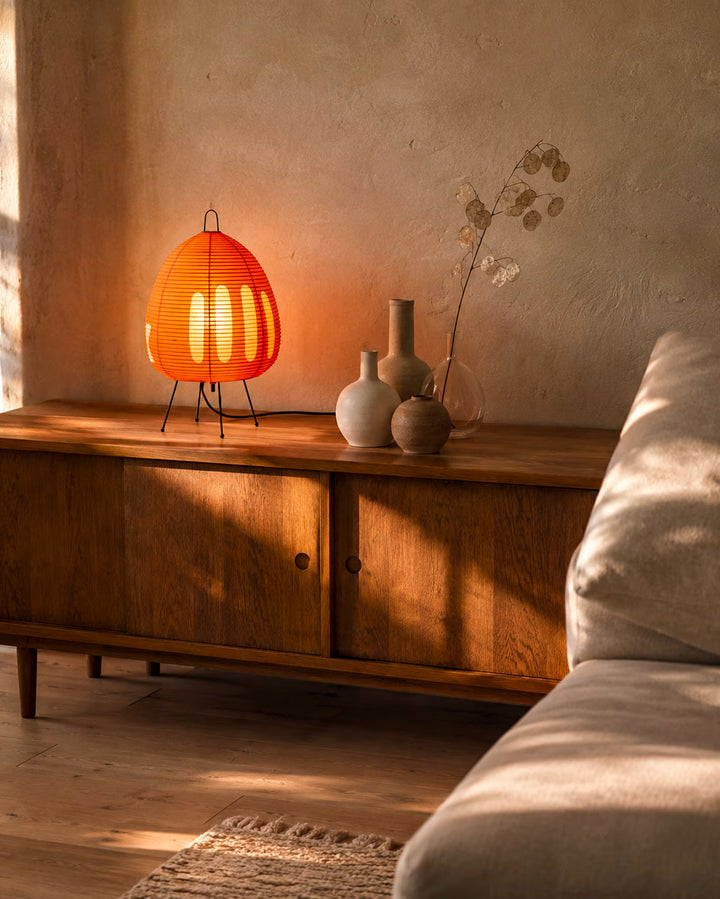 Kiri Table Lamp - Persimmon