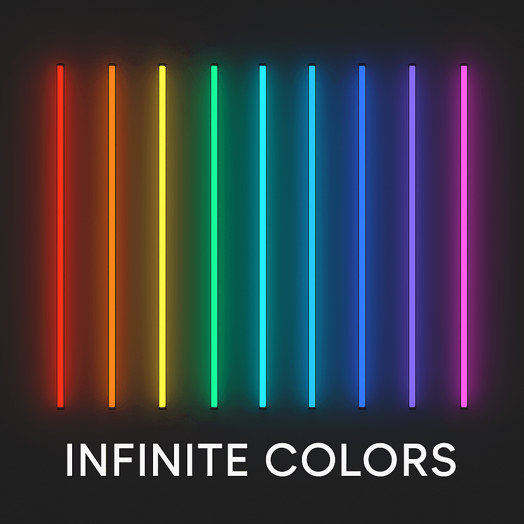 Remote-controlled RGB corner floor lamp with colourful LED glow