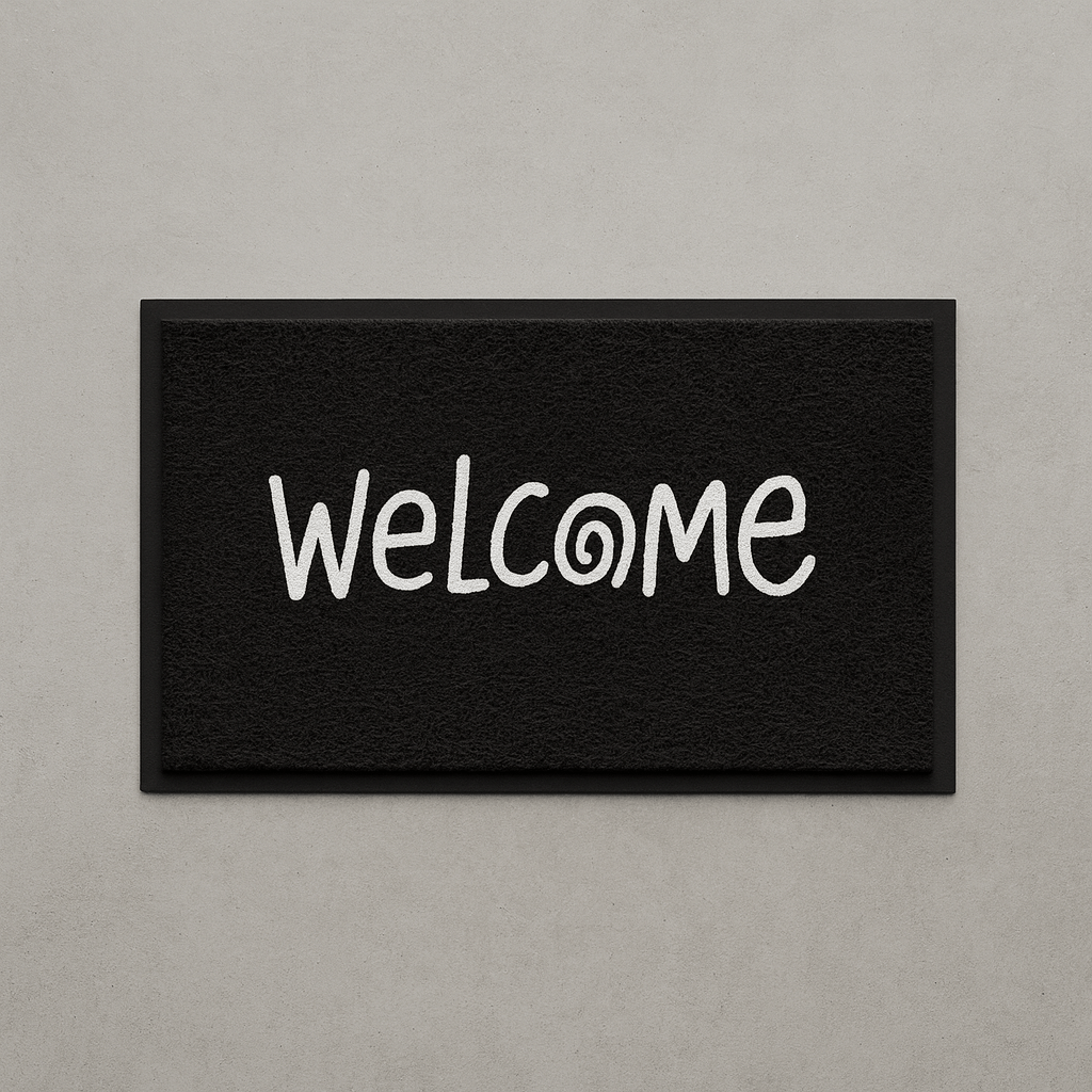 Welcome Door Mat in a full product view