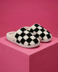 The Cozy Checker Slippers