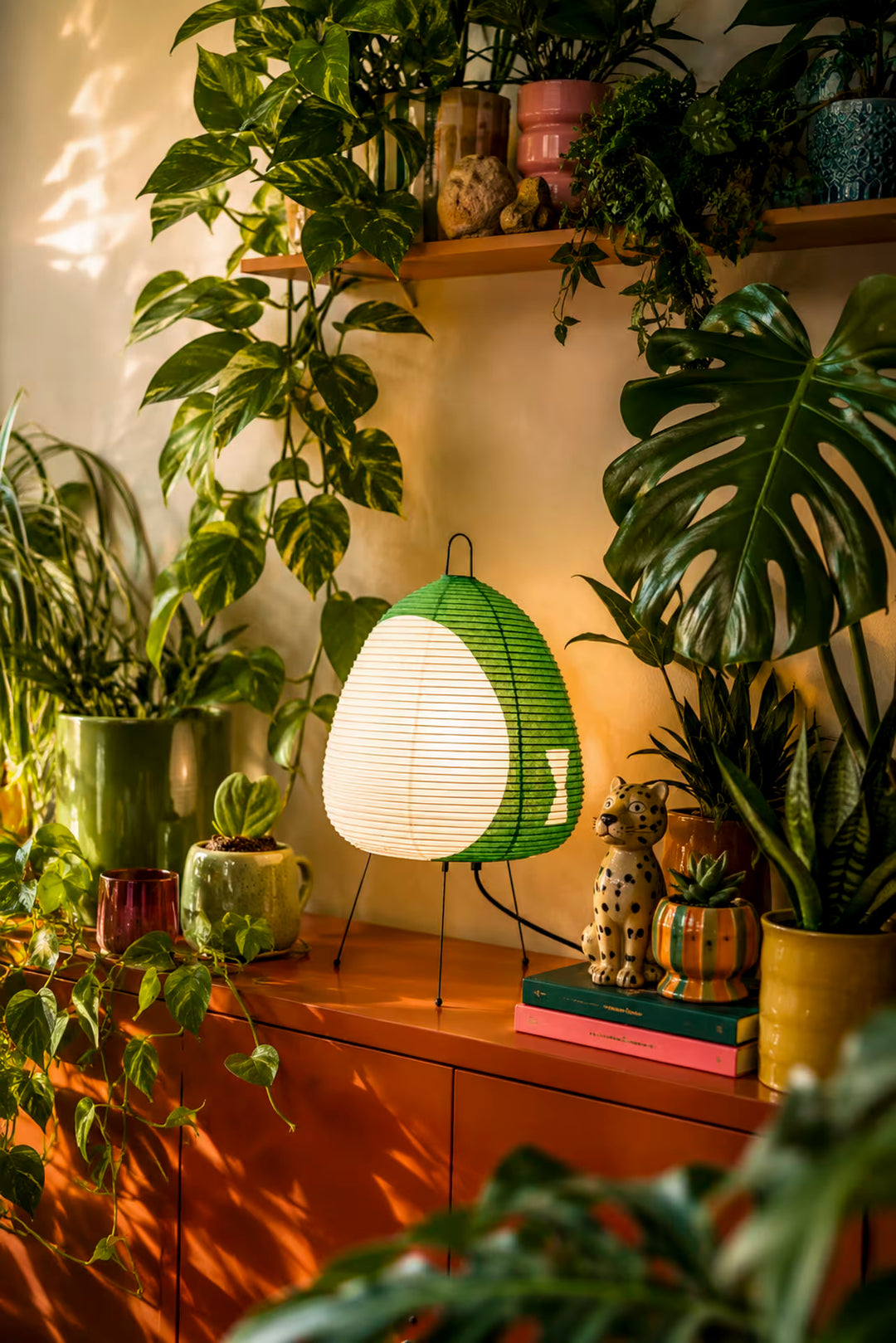 Kiri Table Lamp - Celadon