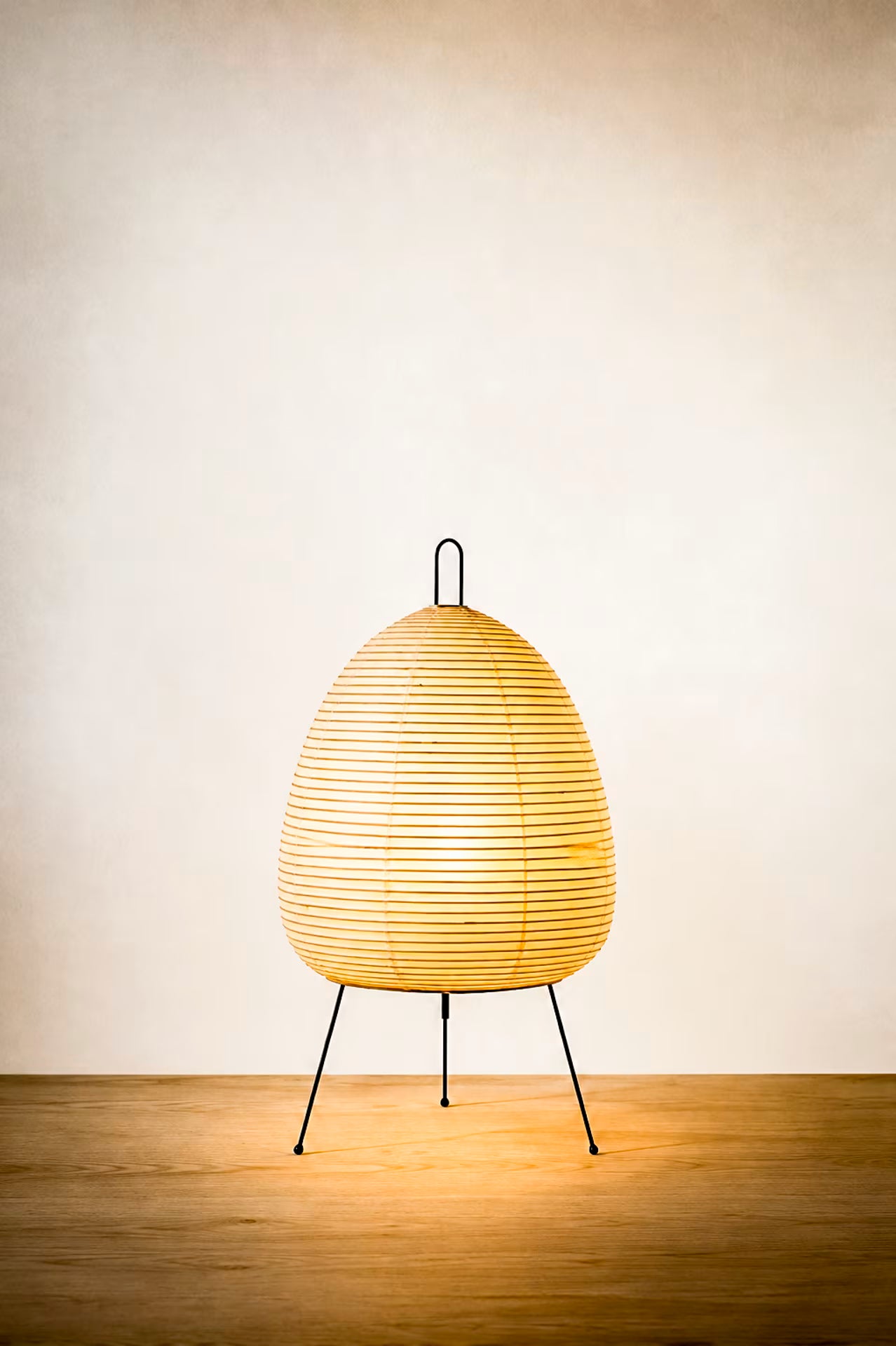 Kiri Washi Wabi-sabi table lamp with included E27 LED bulb