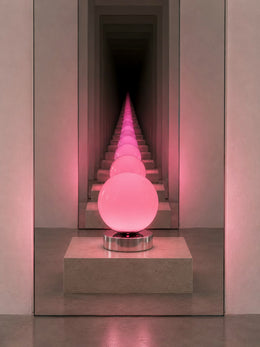 Nova Aurora ambient glass lamp with warm, neutral and white light