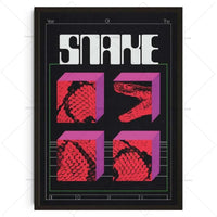 Snake Code Print