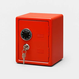 Mini Storage Locker collection in Red, Blue, Grey and Pink