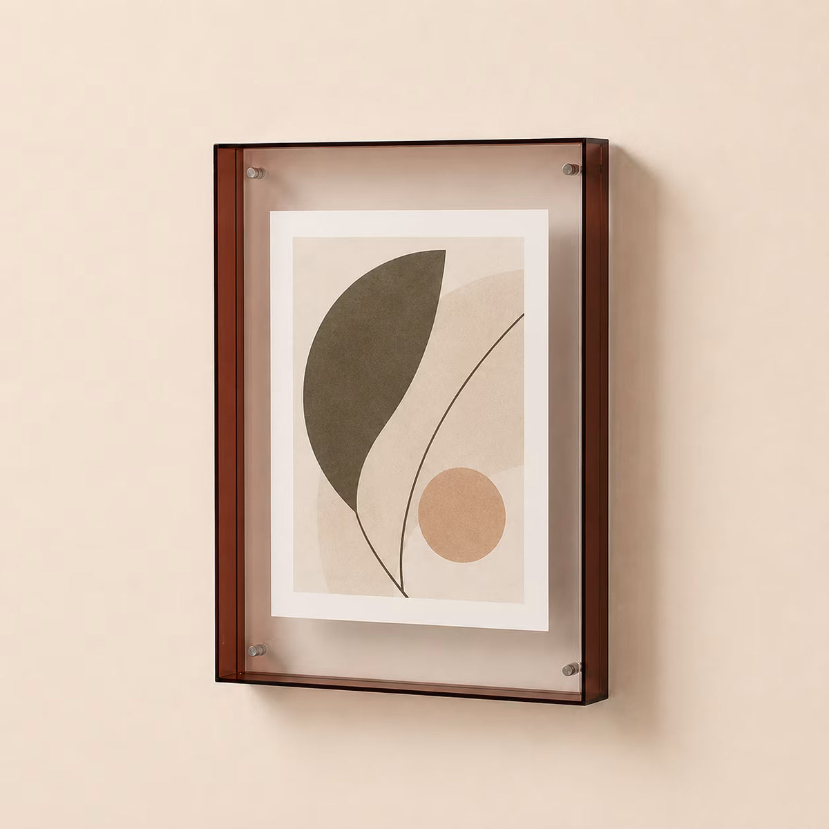 Transparent acrylic picture frame – product view 10