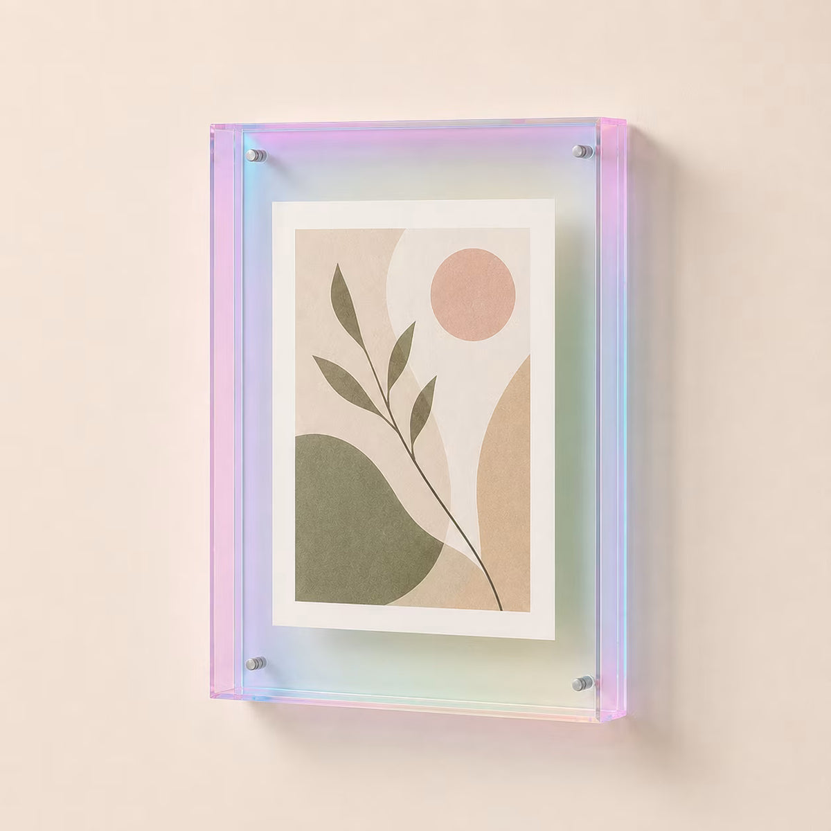 Transparent acrylic picture frame – product view 5