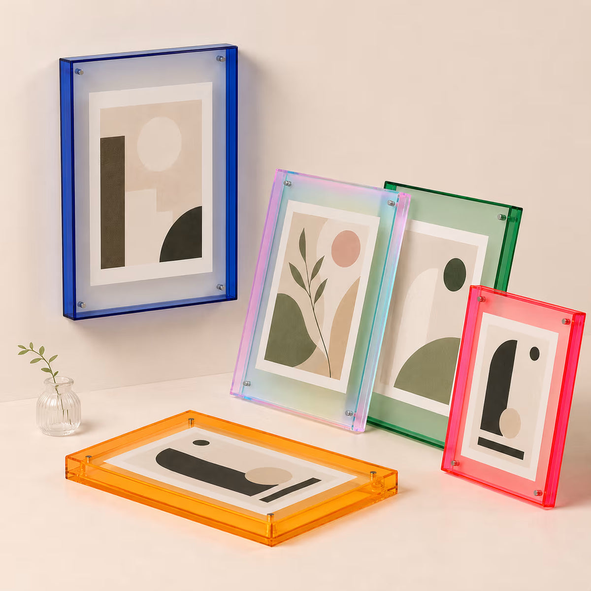 Transparent acrylic picture frame – product view 2