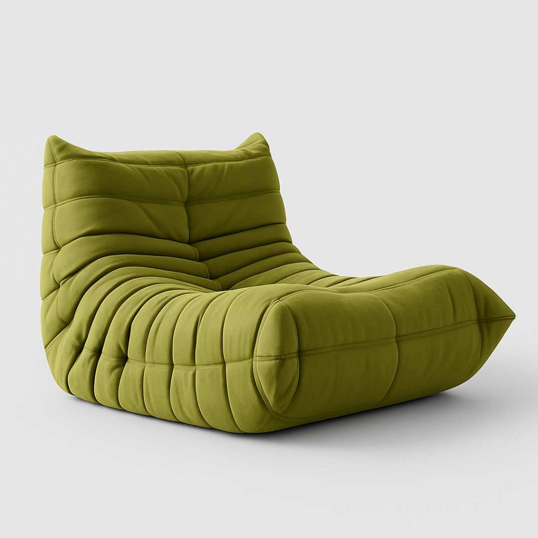 Caterpillar Lounger Chair positioned in a modern living space
