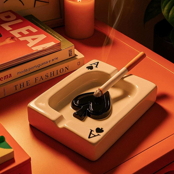 Ace of Hearts & Spades Ashtray - Sickhaus - Quirky Home Accessories UK