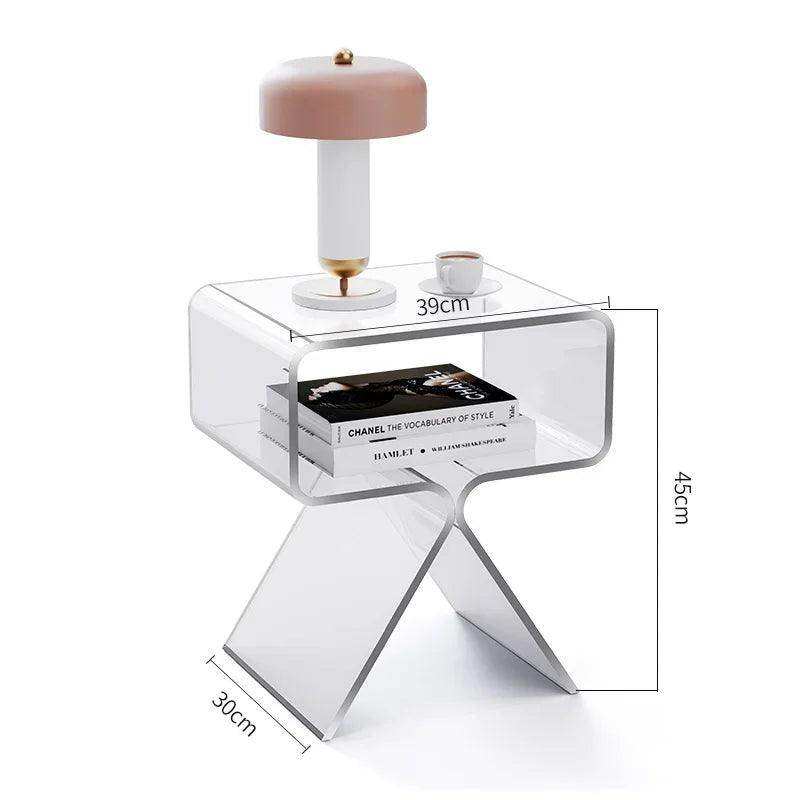 Crystal Acrylic Side Table - Sickhaus - Quirky Home Accessories UK