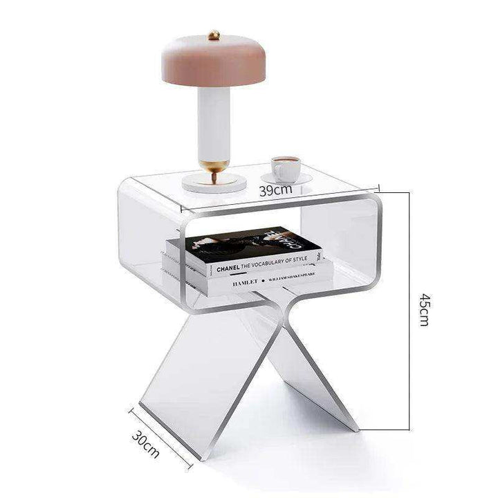 Crystal Acrylic Side Table - Sickhaus - Quirky Home Accessories UK