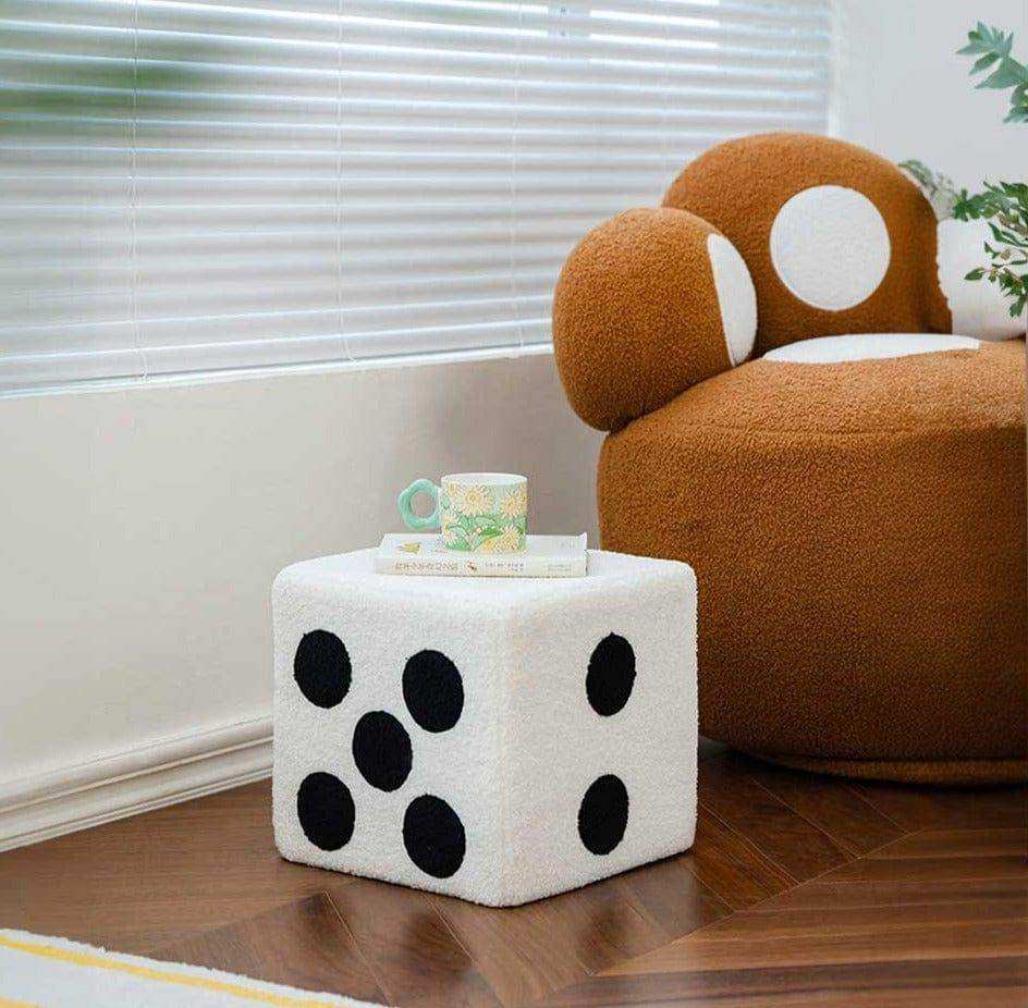 Dice Footstool - Sickhaus - Quirky Home Accessories UK