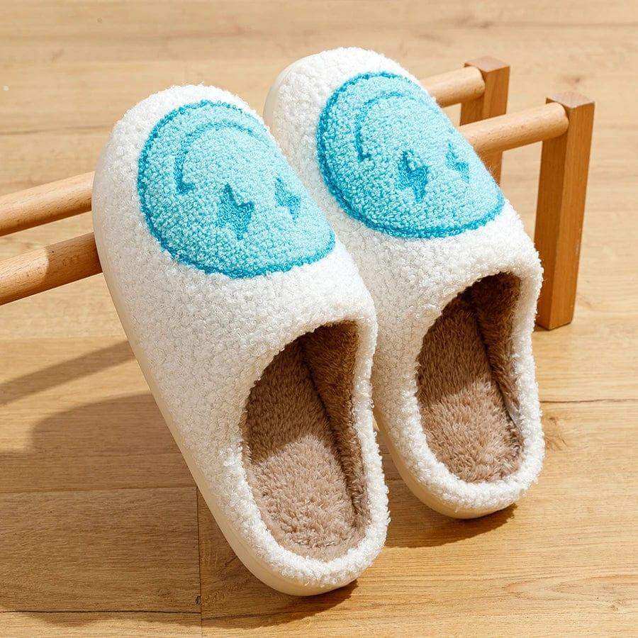 Blue Euphoria Slippers with plush lining