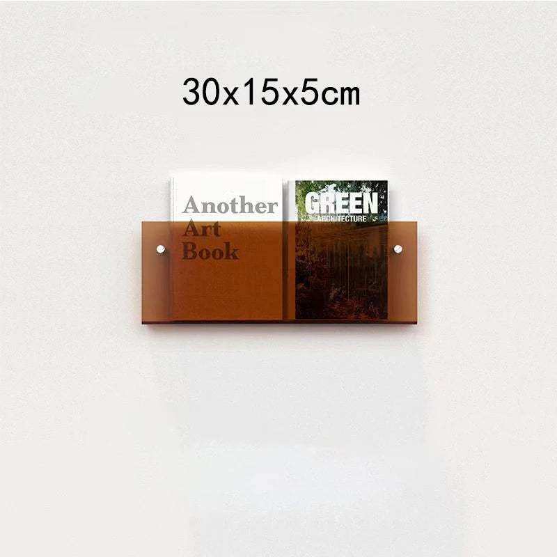 Floating Acrylic Magazine Holder - Sickhaus - Quirky Home Accessories UK