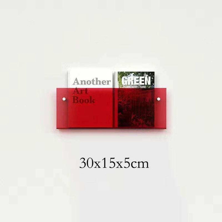 Floating Acrylic Magazine Holder - Sickhaus - Quirky Home Accessories UK