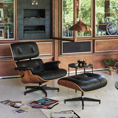The Legacy Leather Lounge Chair & Ottoman