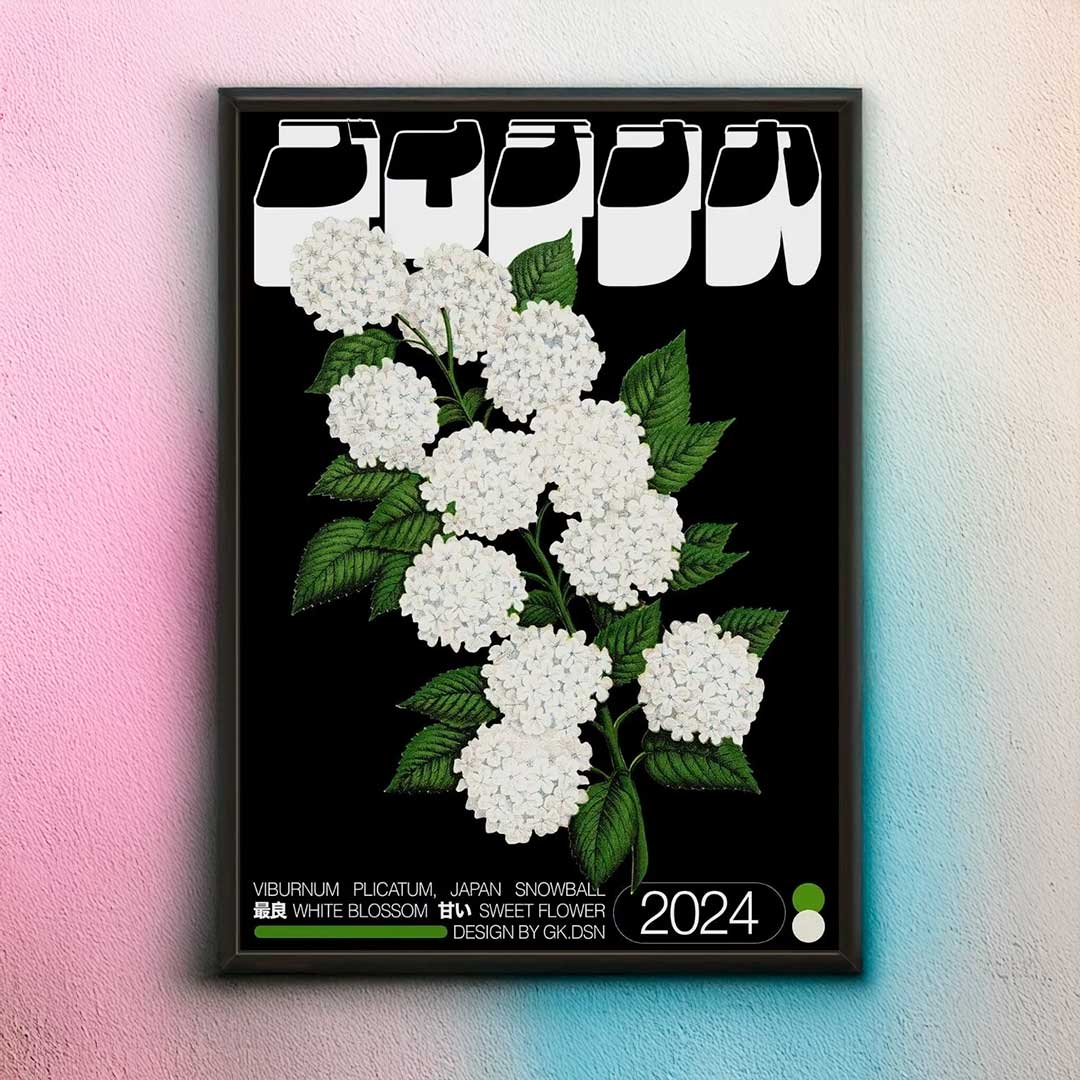 Japan Snowball Blossom Print product image
