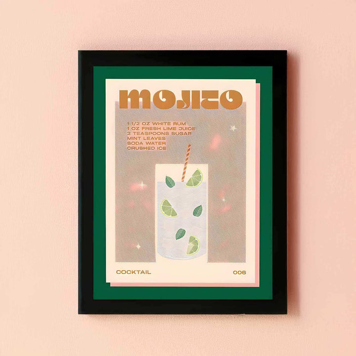Mojito Cocktail Print - Sickhaus - Quirky Home Accessories UK