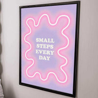 Neon Progress Print - Sickhaus - Quirky Home Accessories UK