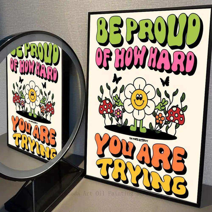 Proud Blooms Print - Sickhaus - Quirky Home Accessories UK