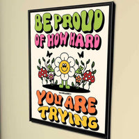 Proud Blooms Print - Sickhaus - Quirky Home Accessories UK