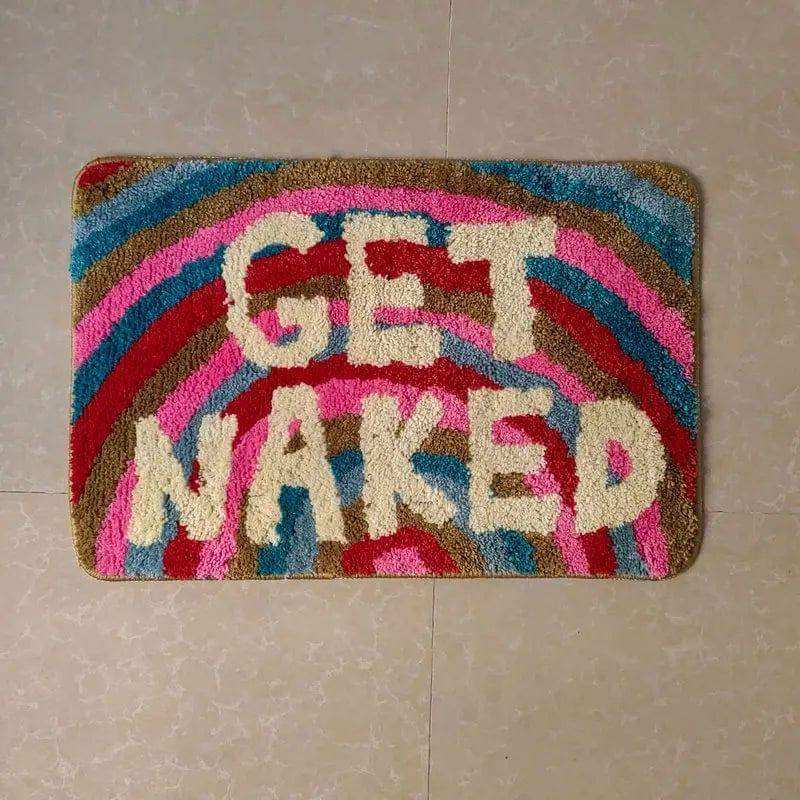Rainbow Get Naked Bath Mat - Sickhaus - Quirky Home Accessories UK