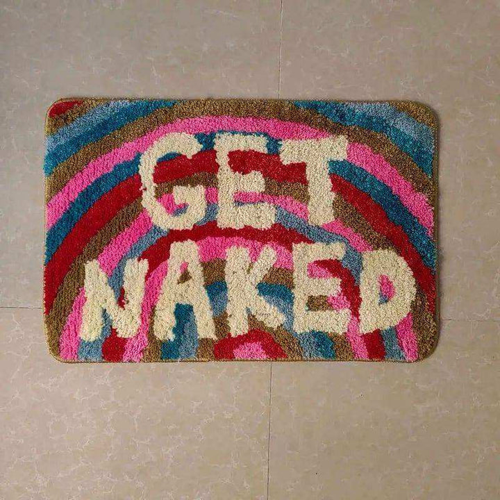 Rainbow Get Naked Bath Mat - Sickhaus - Quirky Home Accessories UK