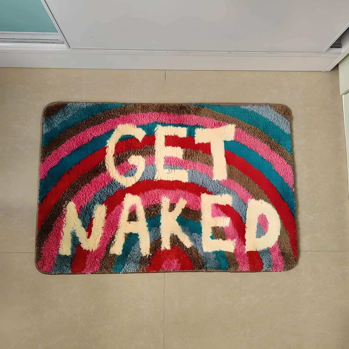 Rainbow Get Naked Bath Mat - Sickhaus - Quirky Home Accessories UK