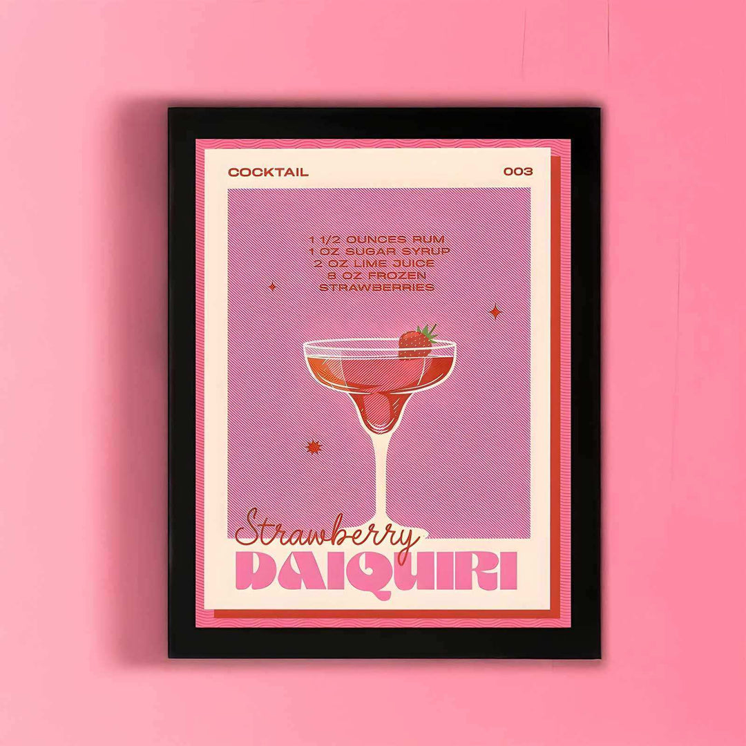 Strawberry Daiquiri Breeze Print - Sickhaus - Quirky Home Accessories UK