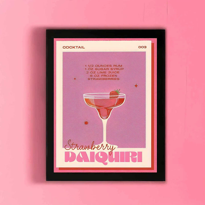 Strawberry Daiquiri Breeze Print - Sickhaus - Quirky Home Accessories UK