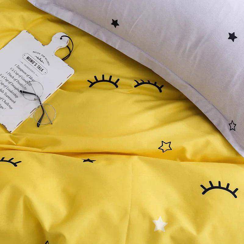 Sun & Stars Bedding Set - Sickhaus - Quirky Home Accessories UK
