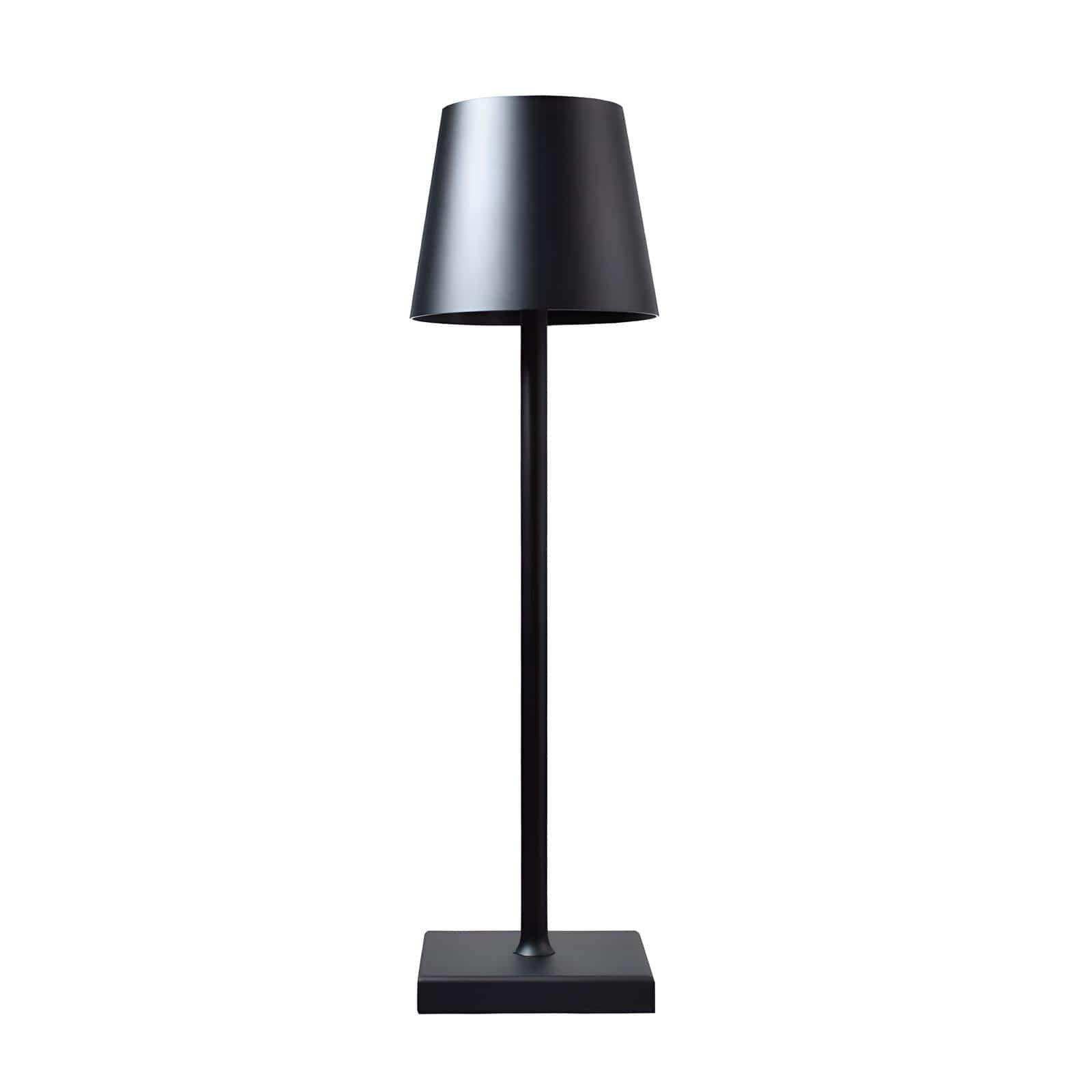 Touch-control cordless lamp with stepless dimming