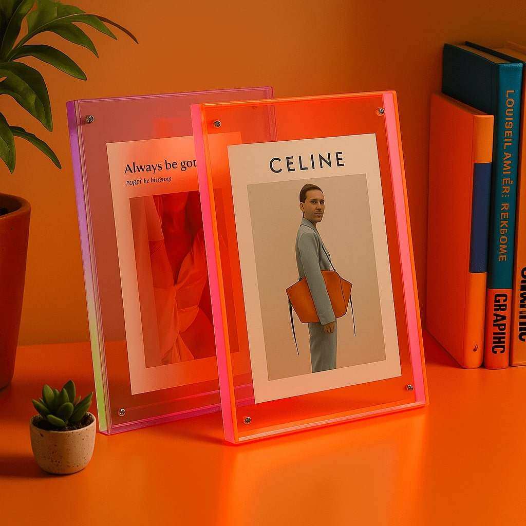 Transparent Acrylic Picture Frame - Sickhaus - Quirky Home Accessories UK