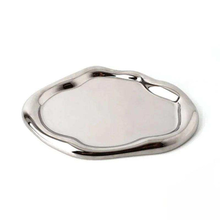 Wobbly Chrome Tray - Sickhaus - Quirky Home Accessories UK