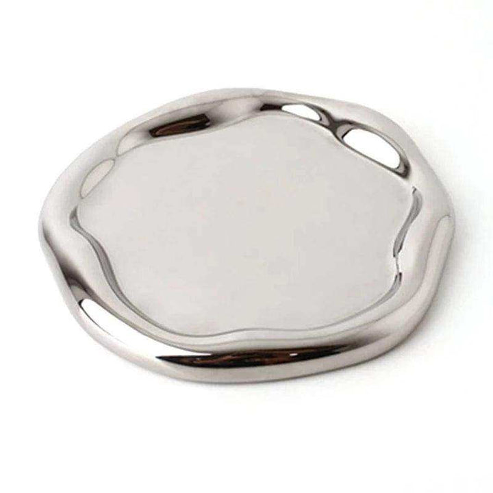 Wobbly Chrome Tray - Sickhaus - Quirky Home Accessories UK