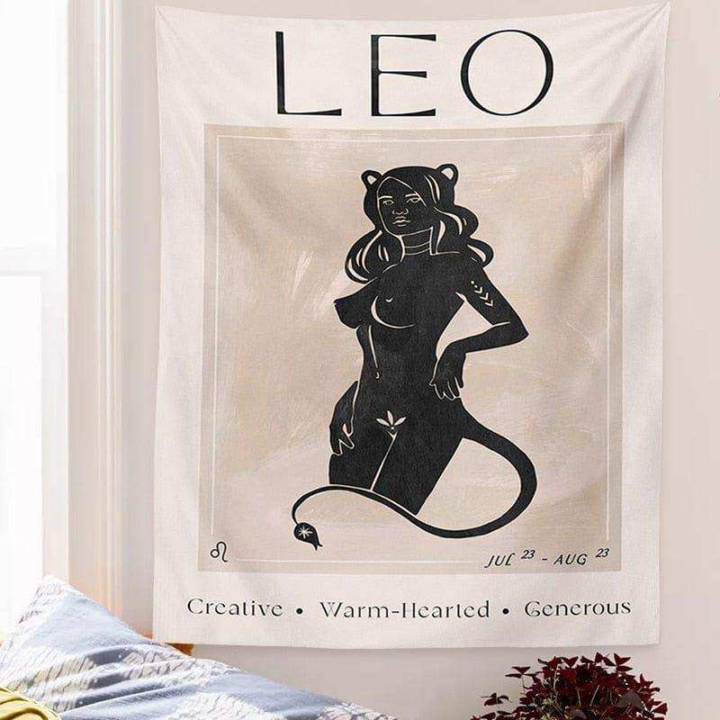 Astrology Tapestry styled as soft wall decor
