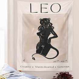 Astrology Tapestry styled as soft wall decor