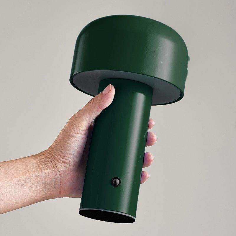 Mini Mushroom rechargeable lamp with rounded dome shade