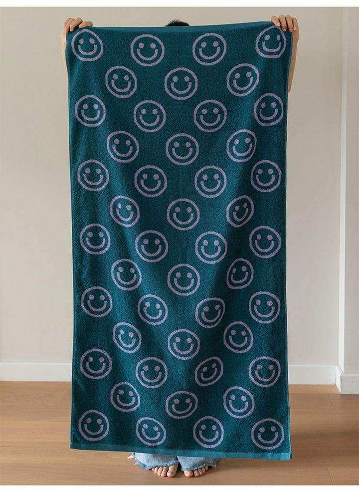 Smiling Bath Towel - Sickhaus - Quirky Home Accessories UK
