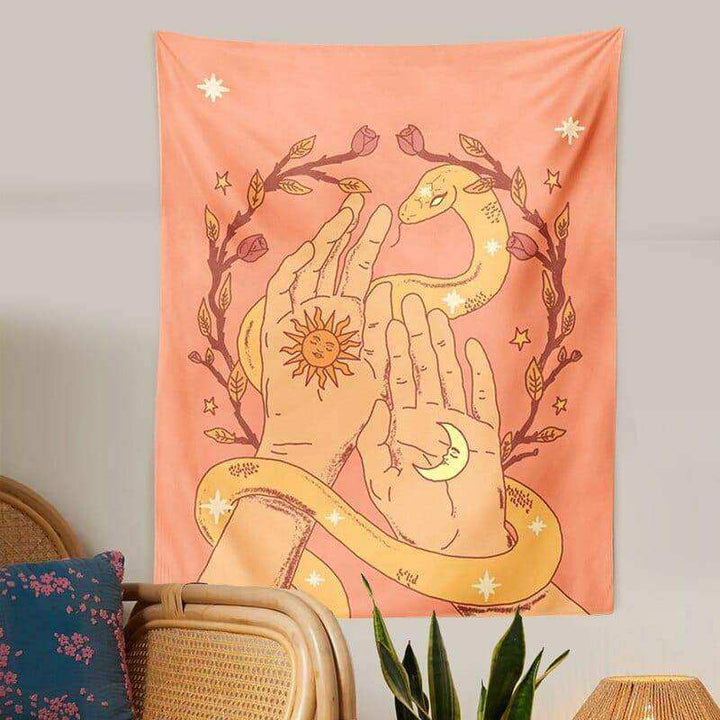 Sun & Moon Tapestry - Sickhaus - Quirky Home Accessories UK