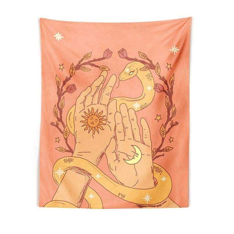 Sun & Moon celestial tapestry in a full product view