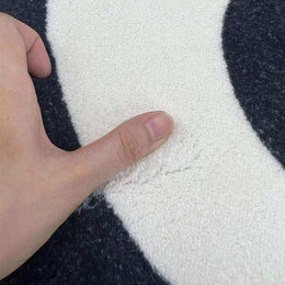 The Illusion Rug in a styled room