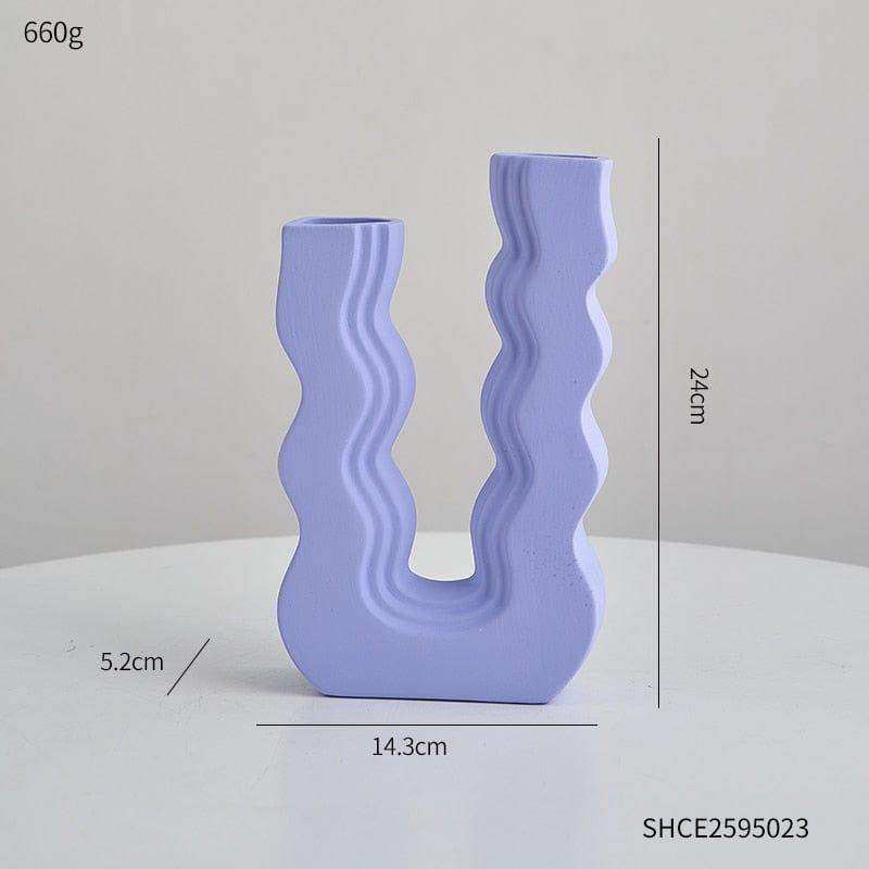 Wavy Wonder Vase side product view